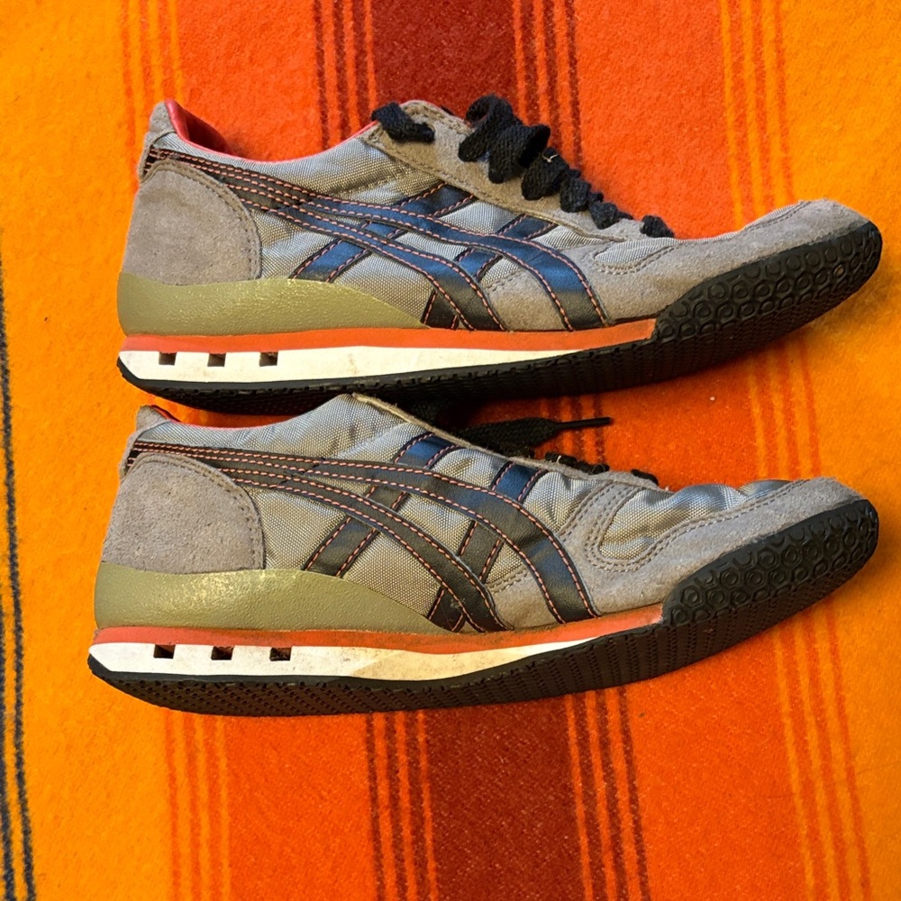 Onitsuka Tiger by Asics Gray and Black Sneakers